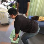 腰の姿勢指導